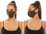 Cotton Face Mask for Men Women | Double Layer Cloth Face Cover | Washable Reusable Made In USA        Buy together, get free shipping