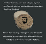 Personalized Gift, Beard Grooming Kit | Contains Beard Balm, Beard Oil, Natural Soap, Beard Comb | By Lusso Sapone