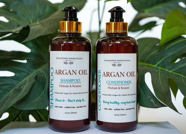 Argan Oil Shampoo & Conditioner Set (16 oz ea)