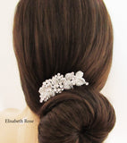 Rhinestone and Crystal Wedding Hair Comb, Sparkly Hair Jewellery for Wedding,