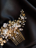 Wedding Hair Comb, Wedding Hair Piece, Bridal Hair Comb, Wedding Hair Accessories, Pearl Wedding Headpiece, Gold Hair Comb