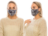 Cotton Face Mask for Men Women | Double Layer Cloth Face Cover | Washable Reusable Made In USA        Buy together, get free shipping