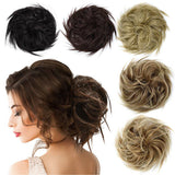 Sirene Messy Hair Bun Scrunchie Ponytail, Natural Hair Extensions Real as Human