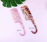 Wide Tooth Comb in tortoise shell, Acetate Resin Comb,Curly Hair Comb Buy together, get free shipping