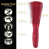 FlexiGlide Hair Brush | Detangler for Coily Kinky Curly Wavy Straight Hair | Natural, Texlaxed, Relaxed | Buy together, get free shipping