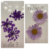 Custom handmade resin combs with flowers