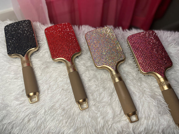 Studded Rhinestone Bling Brush