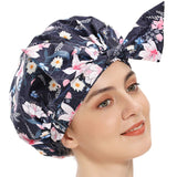 Waterproof Shower Cap Turban,Extra Large,Reusable, For Women,Long Hair