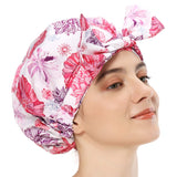 Waterproof Shower Cap Turban,Extra Large,Reusable, For Women,Long Hair