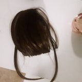 Woman Fringe Clip on Hairpiece Extensions Straight Clip in Front Hair Bang Fringe Hair Extension