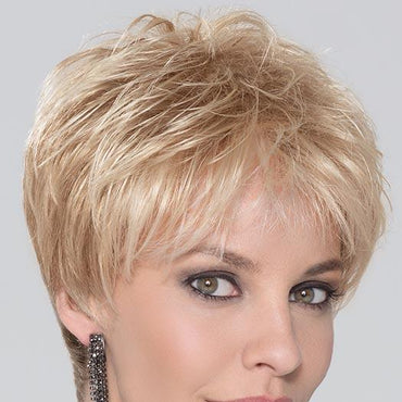 With a lace front hairline and the soft pieced out bangs, you have a natural look