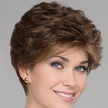 NOELLE MONO by ELLEN WILLE in MOCCA ROOTED | Medium Brown, Light Brown, and Light Auburn blend with Dark Roots
