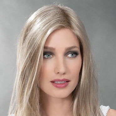 The Level Wig is from Ellen Wille’s Elements collection, a gorgeous longer style, and lightly layered at the ends