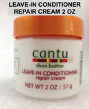 CANTU SHEA BUTTER LEAVE IN CONDITIONING REPAIR CREAM MOISTURIZES DRY HAIR 2 oz