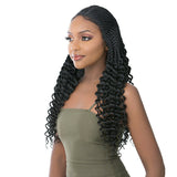 IT'S A WIG 5G TRUE HD TRANSPARENT LACE 'HD CORNROW BRAID WATER WAVE'