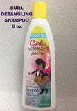 ORS CURLIES UNLEASHED FOR KIDS CURL DETANGLING SHAMPOO 8 FL OZ SULFATE FREE