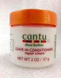 CANTU SHEA BUTTER LEAVE IN CONDITIONING REPAIR CREAM MOISTURIZES DRY HAIR 2 oz