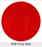 KISS EXPRESS SEMI PERMANENT HAIR COLOR K48 TRULY RED 3.5 FL. OZ.