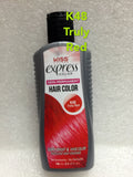 KISS EXPRESS SEMI PERMANENT HAIR COLOR K48 TRULY RED 3.5 FL. OZ.